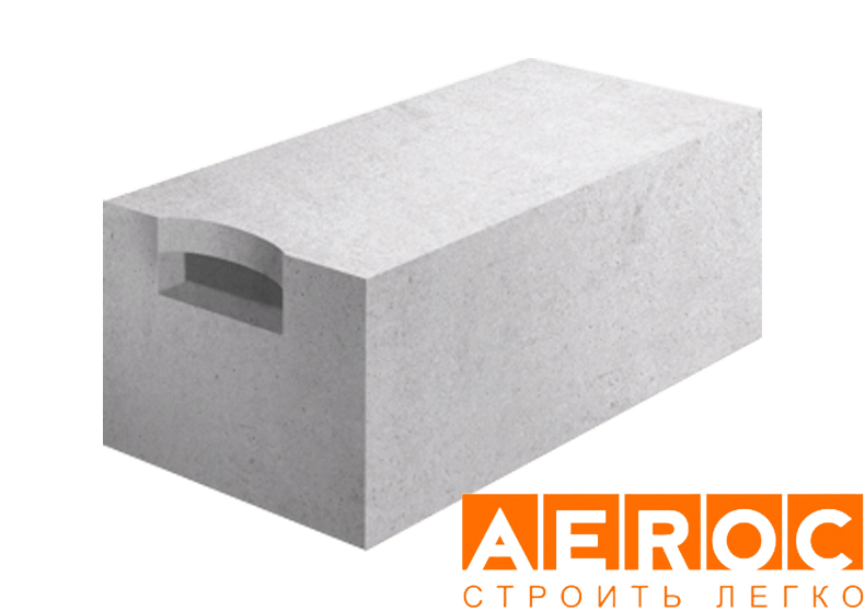 Газобетон Aeroc D400 625х250х250 мм