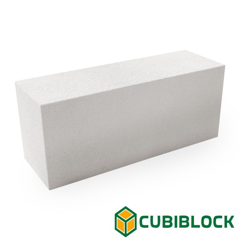 Газобетонный блок стеновой Cubi Block D400 625х200х300 B2.5